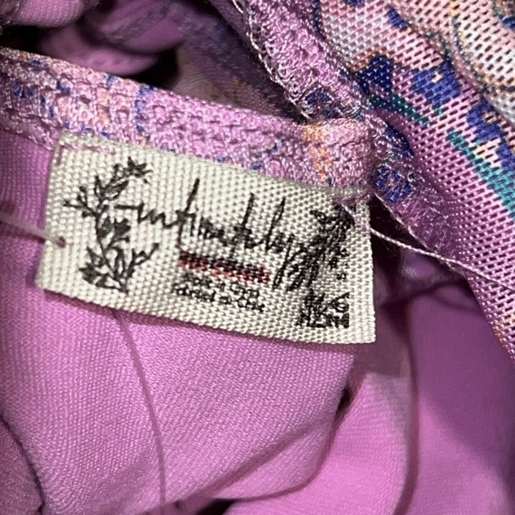 FREE People Pink Floral Butterfly Milkshake Mesh Lace Up Back Bodysuit sz Small - Picture 9 of 12